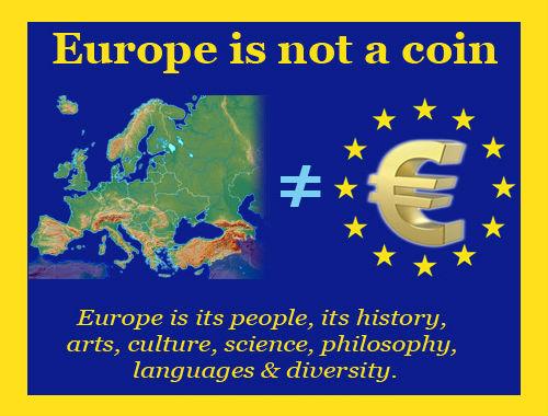 Europa is geen munt!